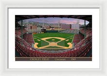 Load image into Gallery viewer, Crosley Field 1969 - Framed Print
