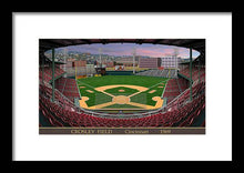 Load image into Gallery viewer, Crosley Field 1969 - Framed Print
