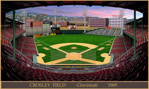Crosley Field 1969 - Art Print