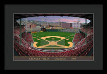 Load image into Gallery viewer, Crosley Field 1969 - Framed Print
