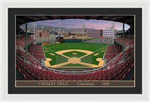 Load image into Gallery viewer, Crosley Field 1969 - Framed Print
