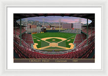 Load image into Gallery viewer, Crosley Field 1969 - Framed Print
