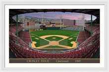 Load image into Gallery viewer, Crosley Field 1969 - Framed Print
