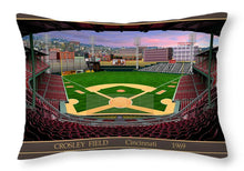 Load image into Gallery viewer, Crosley Field 1969 - Throw Pillow
