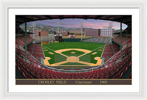 Crosley Field 1969 - Framed Print