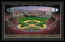 Load image into Gallery viewer, Crosley Field 1969 - Framed Print
