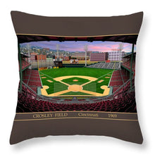 Load image into Gallery viewer, Crosley Field 1969 - Throw Pillow
