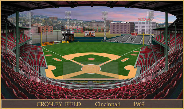 Crosley Field 1969 - Art Print