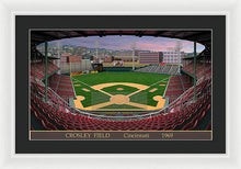 Load image into Gallery viewer, Crosley Field 1969 - Framed Print
