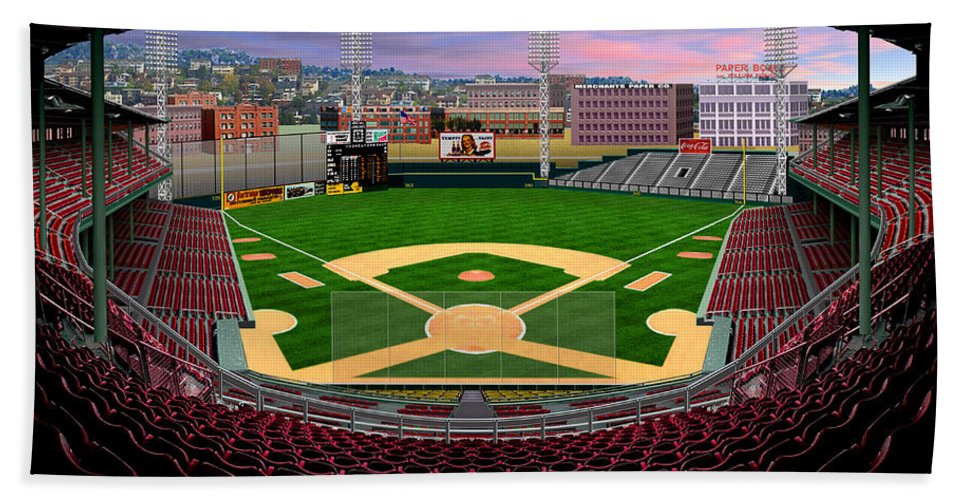 Crosley Field 1969 - Bath Towel