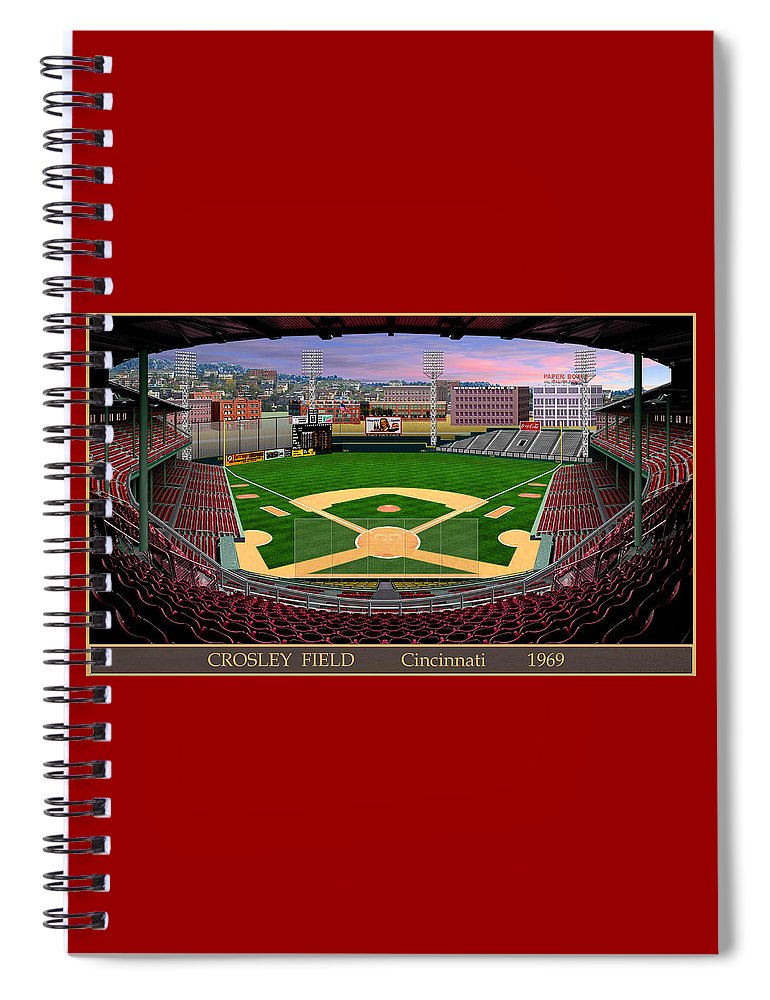 Crosley Field 1969 - Spiral Notebook