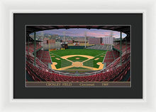 Load image into Gallery viewer, Crosley Field 1969 - Framed Print
