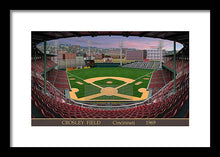 Load image into Gallery viewer, Crosley Field 1969 - Framed Print
