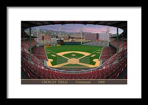 Crosley Field 1969 - Framed Print