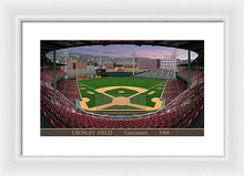 Load image into Gallery viewer, Crosley Field 1969 - Framed Print
