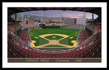 Load image into Gallery viewer, Crosley Field 1969 - Framed Print
