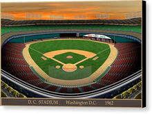 Load image into Gallery viewer, D.C. Stadium 1962 - Canvas Print

