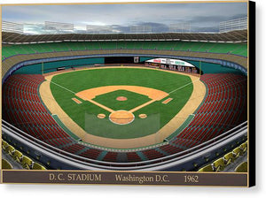 DC Stadium 1962 - Canvas Print