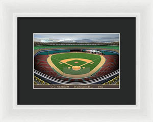 DC Stadium 1962 - Framed Print