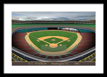 Load image into Gallery viewer, DC Stadium 1962 - Framed Print
