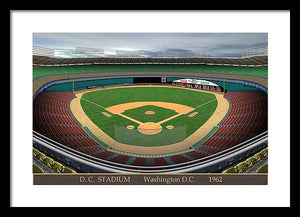 DC Stadium 1962 - Framed Print