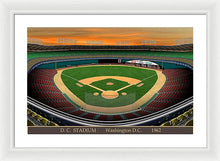 Load image into Gallery viewer, D.C. Stadium 1962 - Framed Print
