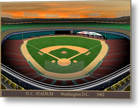 D.C. Stadium 1962 - Metal Print