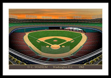 Load image into Gallery viewer, D.C. Stadium 1962 - Framed Print
