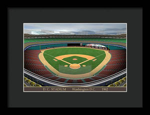 DC Stadium 1962 - Framed Print