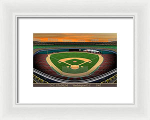 D.C. Stadium 1962 - Framed Print