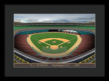 Load image into Gallery viewer, DC Stadium 1962 - Framed Print
