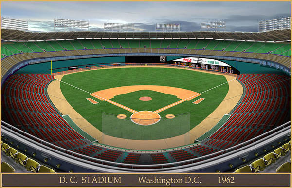 DC Stadium 1962 - Art Print