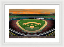 Load image into Gallery viewer, D.C. Stadium 1962 - Framed Print
