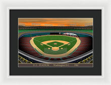 Load image into Gallery viewer, D.C. Stadium 1962 - Framed Print
