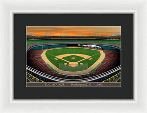 D.C. Stadium 1962 - Framed Print