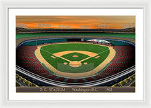 Load image into Gallery viewer, D.C. Stadium 1962 - Framed Print
