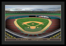 Load image into Gallery viewer, DC Stadium 1962 - Framed Print
