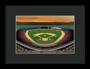 D.C. Stadium 1962 - Framed Print