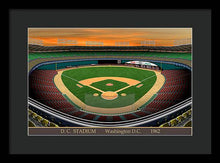 Load image into Gallery viewer, D.C. Stadium 1962 - Framed Print
