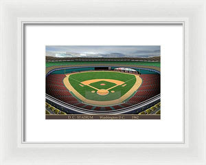 DC Stadium 1962 - Framed Print