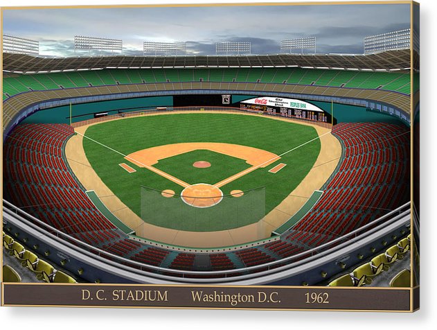 DC Stadium 1962 - Acrylic Print