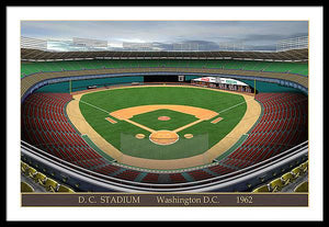 DC Stadium 1962 - Framed Print