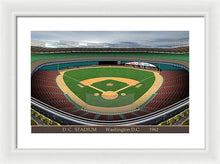 Load image into Gallery viewer, DC Stadium 1962 - Framed Print
