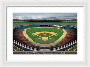 DC Stadium 1962 - Framed Print