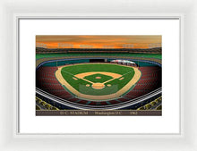 Load image into Gallery viewer, D.C. Stadium 1962 - Framed Print
