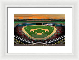 D.C. Stadium 1962 - Framed Print