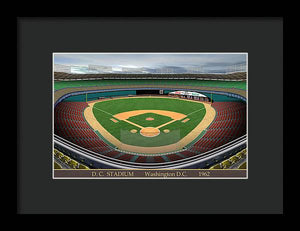 DC Stadium 1962 - Framed Print