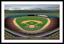 Load image into Gallery viewer, DC Stadium 1962 - Framed Print
