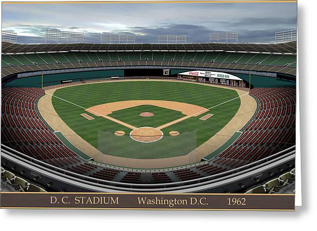 DC Stadium 1962 - Greeting Card