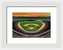 Load image into Gallery viewer, D.C. Stadium 1962 - Framed Print
